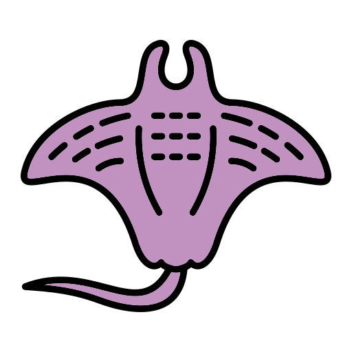 manta ray Generic Outline Color icona