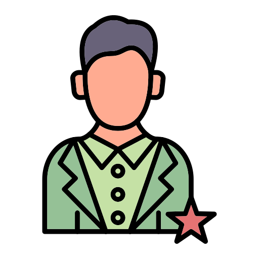 Actor Generic Outline Color icon
