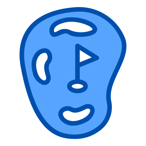 골프장 Generic Blue icon
