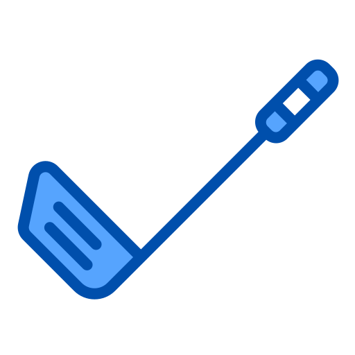 palo de golf Generic Blue icono