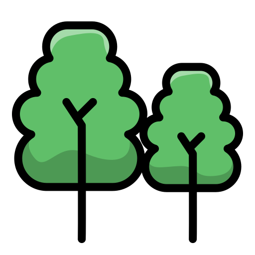 Forest Generic Outline Color icon