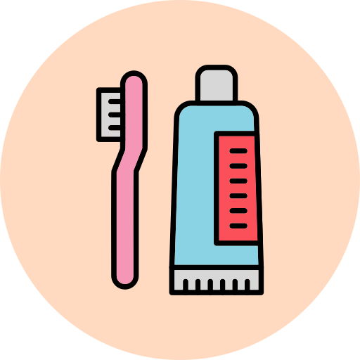 czyszczenie zębów Generic Outline Color ikona