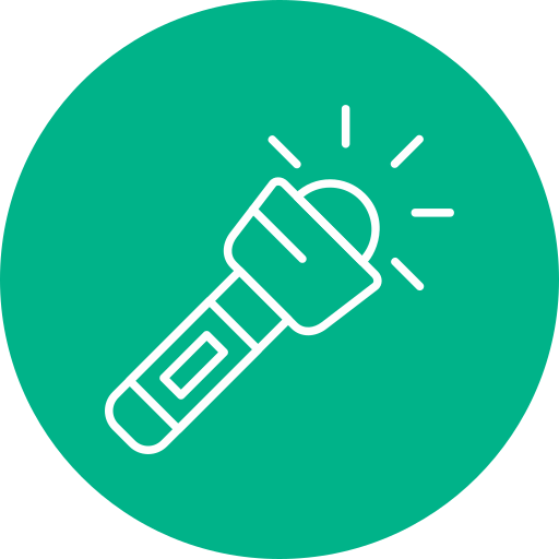 taschenlampe Generic Flat icon