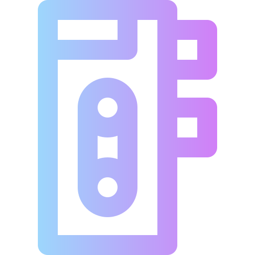 Dictaphone Super Basic Rounded Gradient icon