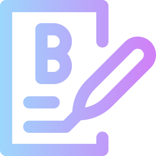 blog Super Basic Rounded Gradient icon