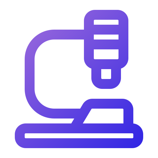 microscopio Generic Gradient icona