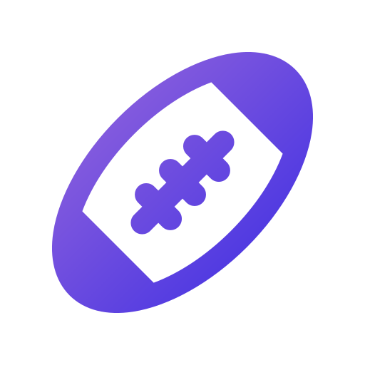 rugby Generic Flat Gradient icon