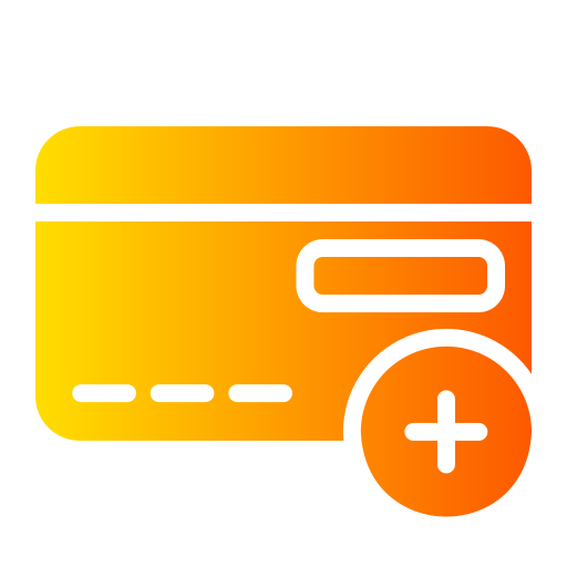 No credit card Generic Flat Gradient icon