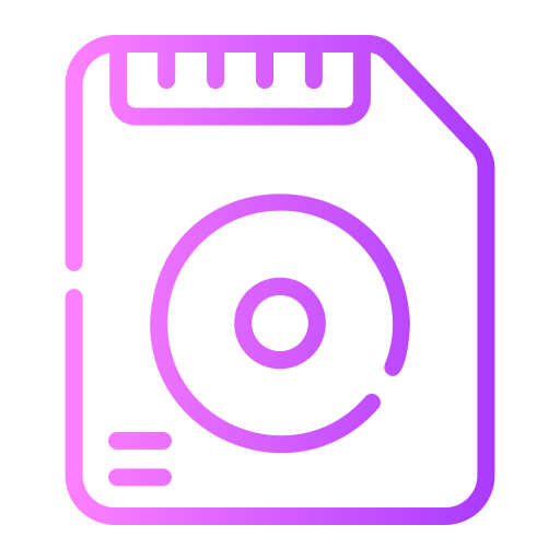 floppy disk Generic Gradient icoon