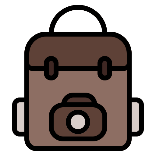 torba na aparat Generic Outline Color ikona