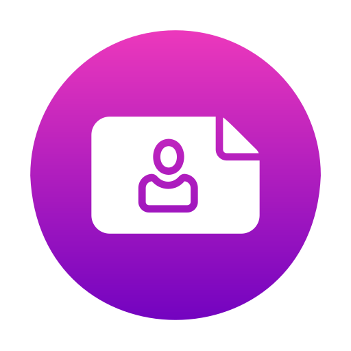 사용자 Generic Flat Gradient icon