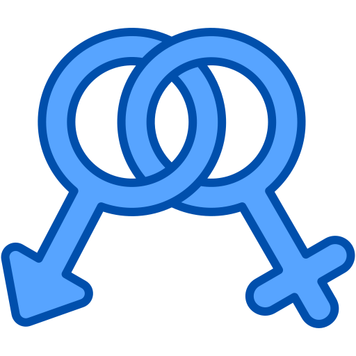 성별 Generic Blue icon