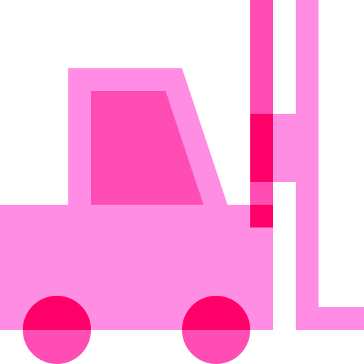 Forklift Basic Sheer Flat icon