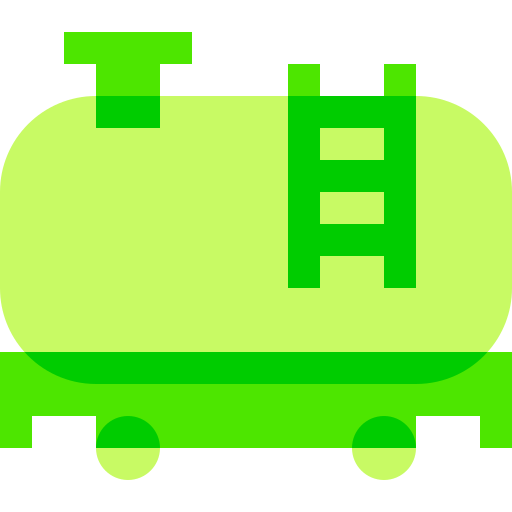 Oil train Basic Sheer Flat icon
