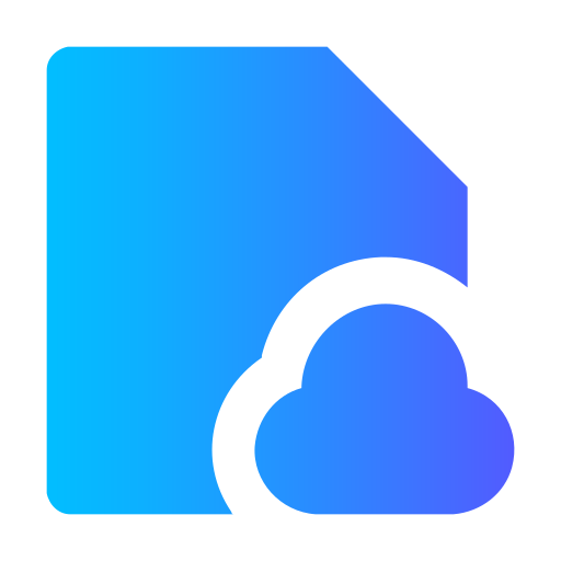 ファイル Generic Flat Gradient icon