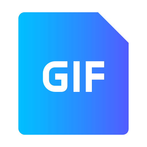 gif Generic Flat Gradient ikona