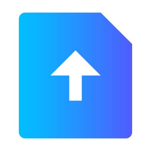 アップロード Generic Flat Gradient icon