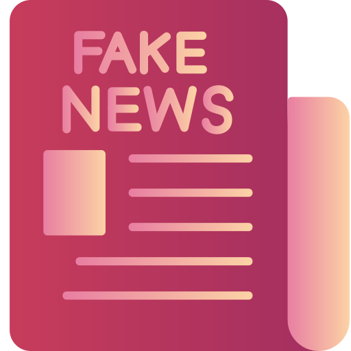 Fake news Generic Flat Gradient icon