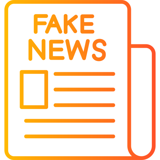 Fake news Generic Gradient icon