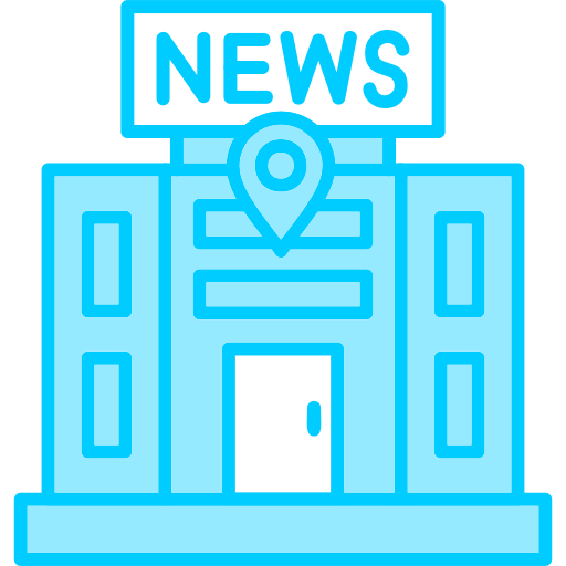 News office Generic Blue icon