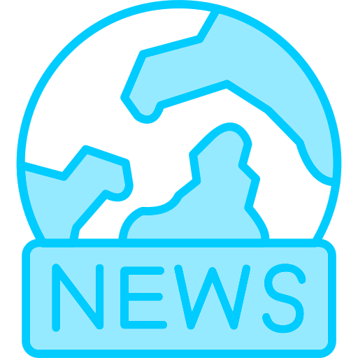 World news Generic Blue icon