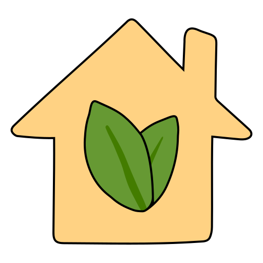 ekologiczny dom Generic Thin Outline Color ikona