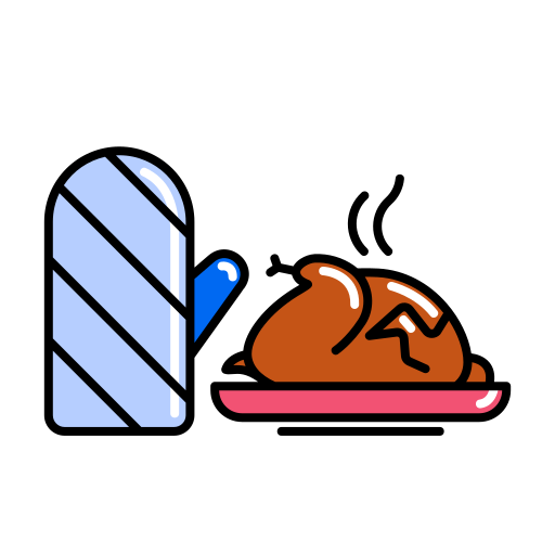 食べ物 Generic Thin Outline Color icon