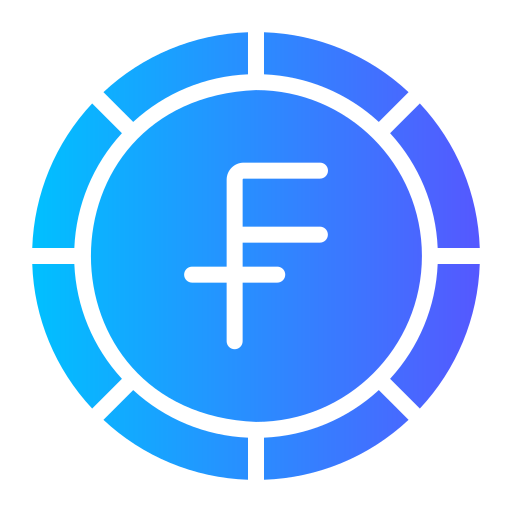 스위스 프랑 Generic Flat Gradient icon