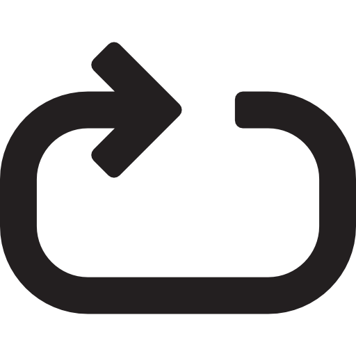 flecha de bucle  icono