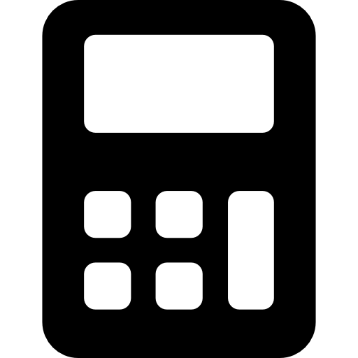 calculadora grande  icono