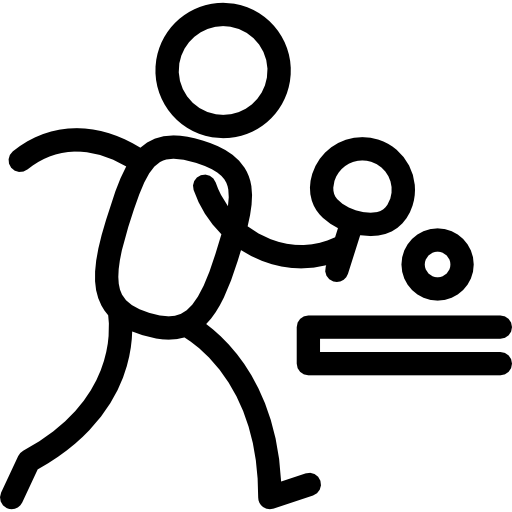gracz w ping ponga Special Lineal ikona