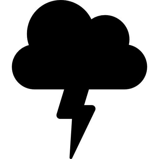 Cloud with Thunder  icon