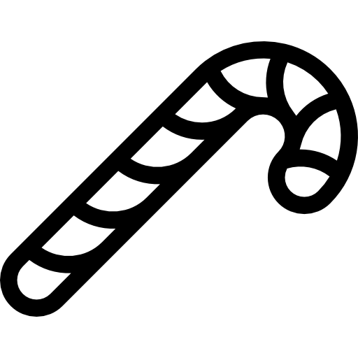 경사 사탕 지팡이 Special Lineal icon