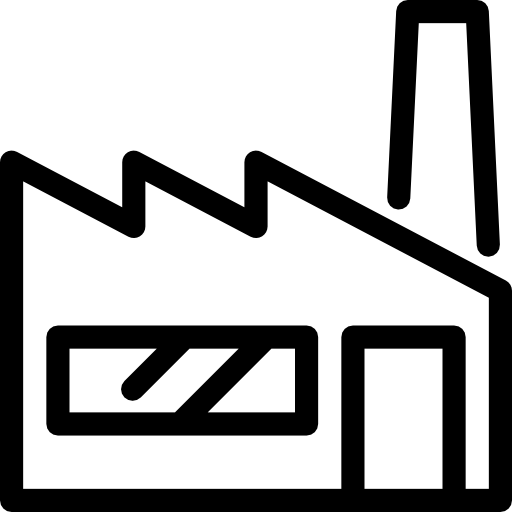 Factory with Chimney Special Lineal icon