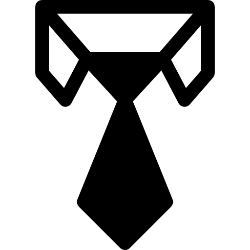 krótki krawat  ikona
