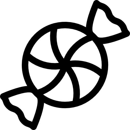 둥근 사탕 Special Lineal icon