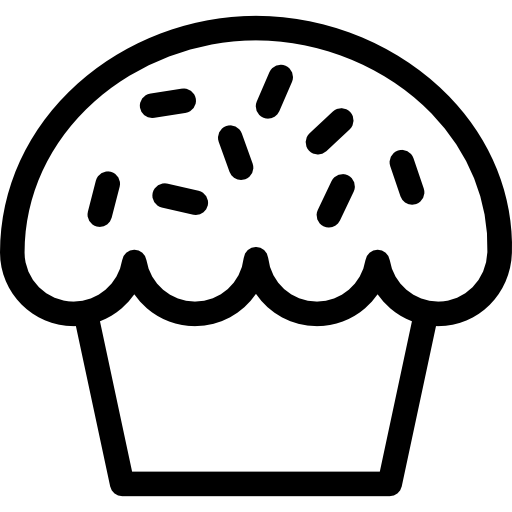 小さなカップケーキ Special Lineal icon