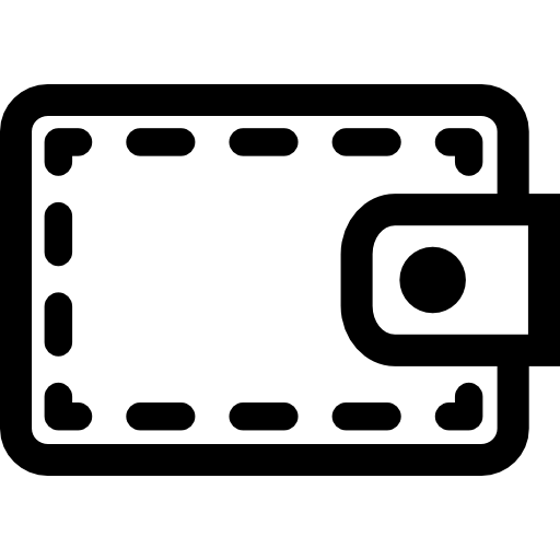 Закрытый кошелек  иконка