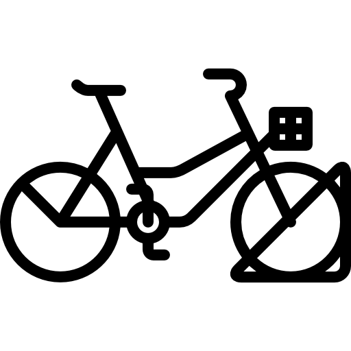 zaparkowany rower Special Lineal ikona