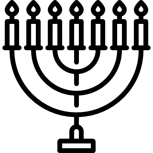 Menorah  Special Lineal icon