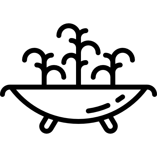 maceta de tres plantas Special Lineal icono