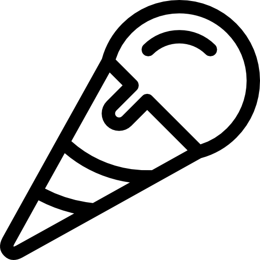 Наклонный конус для мороженого Special Lineal иконка