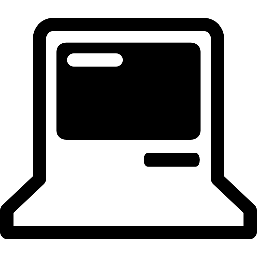 rocznika laptopa  ikona