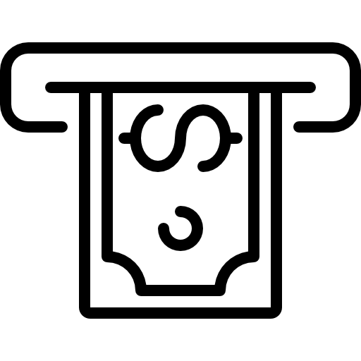지폐 슬롯 Special Lineal icon