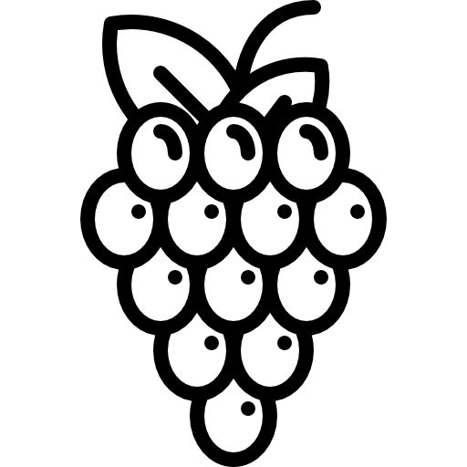 simbolo dell'uva Special Lineal icona
