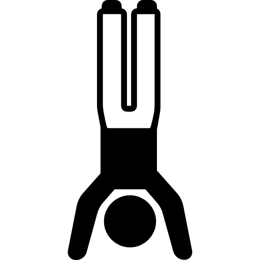 posizione verticale dell'uomo  icona