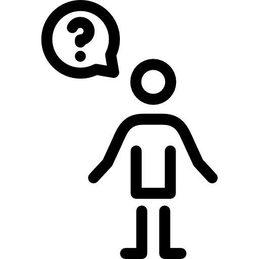 Man Questioning Special Lineal icon