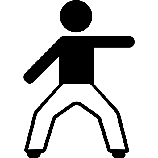 Boy Stretching Left Arm  icon