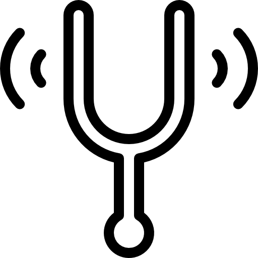 Камертон Detailed Rounded Lineal иконка