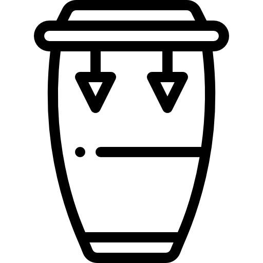 콩가 Detailed Rounded Lineal icon